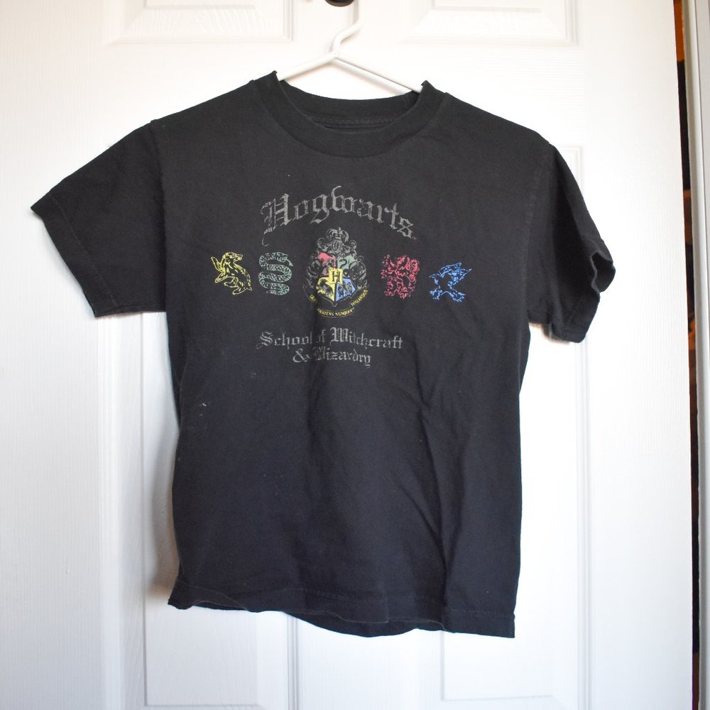 Harry Potter Hogwarts Houses Printed Tee Kid's Size Small